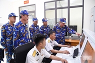 ເຫຼ່ົາທັບເຮືອ ກວດກາວຽກງານຝຶກແອບ ຢູ່ທະຫານເຮືອເຂດ 5